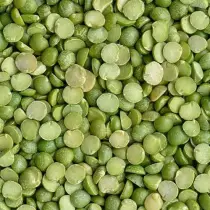 Green peas split pulse
